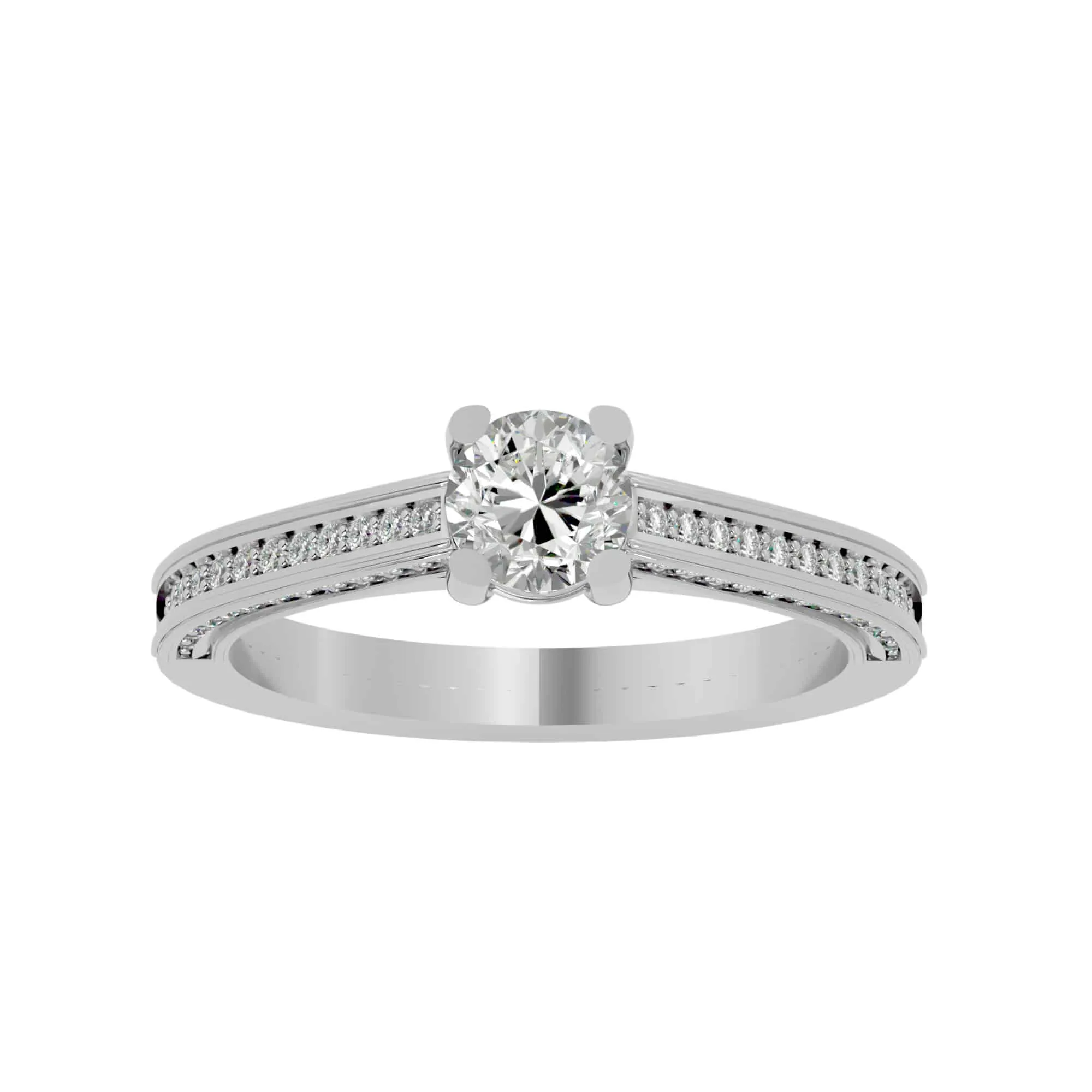 1.38ct RX Solitaire Diamond Engagement Ring