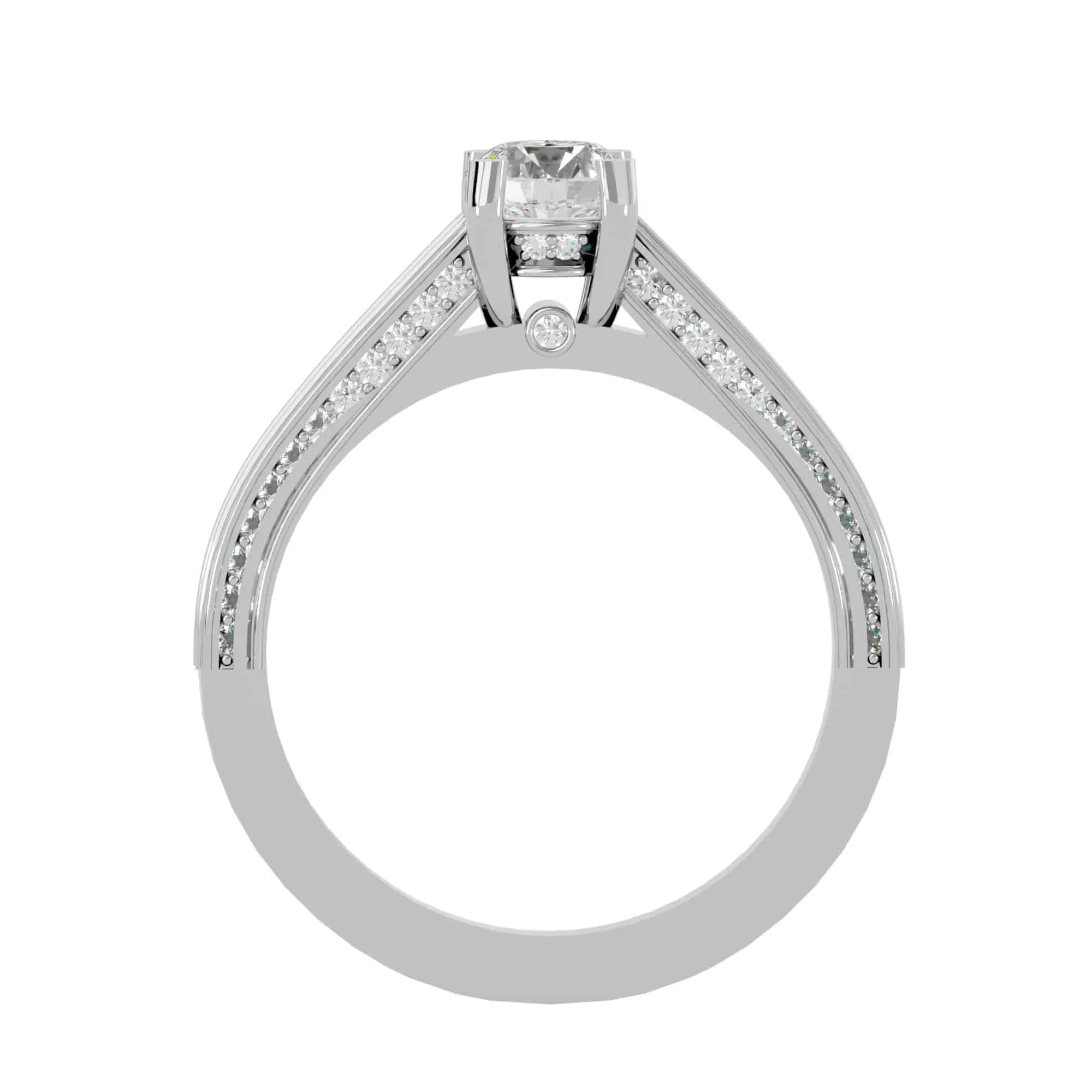 1.38ct RX Solitaire Diamond Engagement Ring