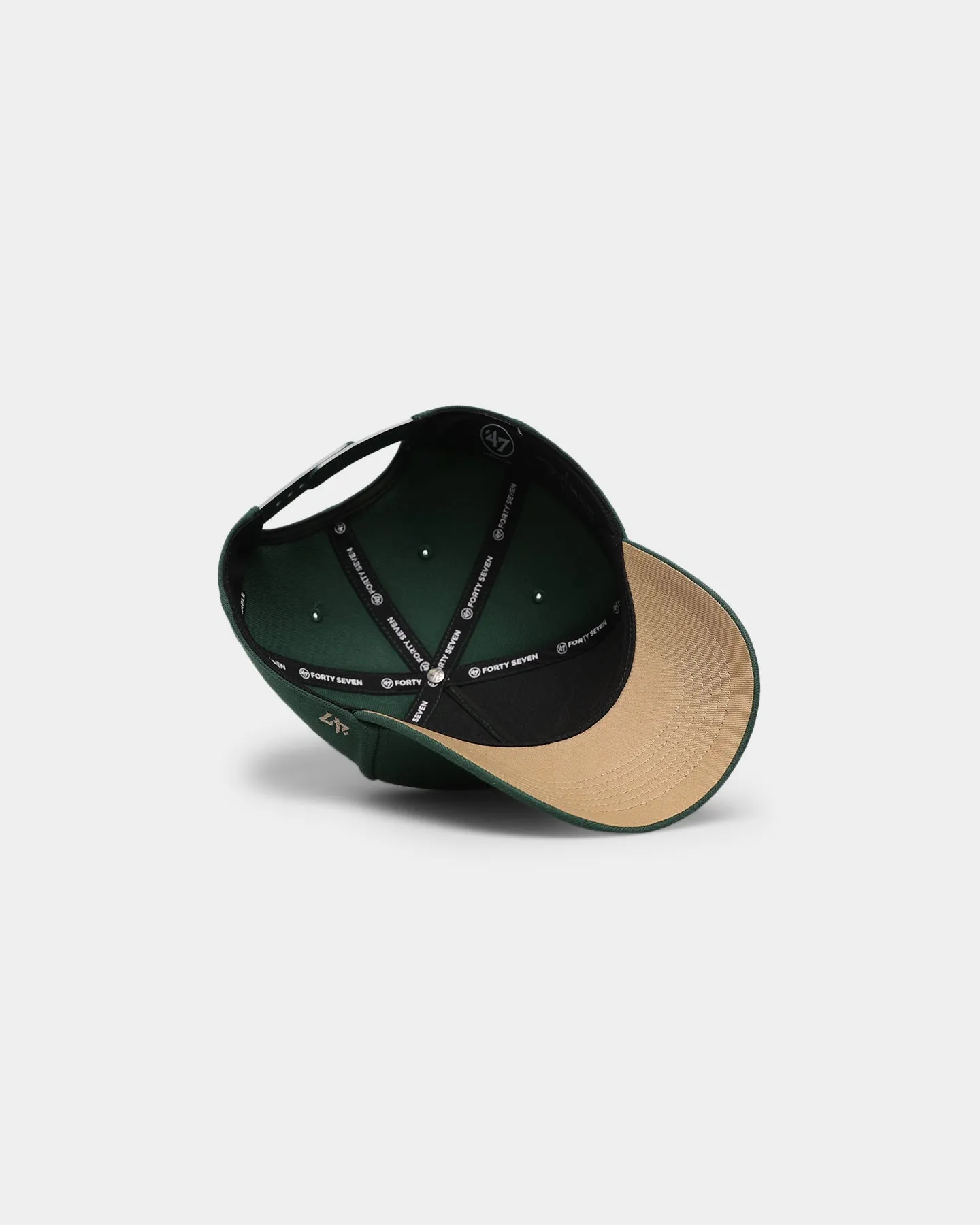47 Brand Los Angeles Dodgers 'Dark Seaweed' MVP DT Snapback Dark Green/Khaki