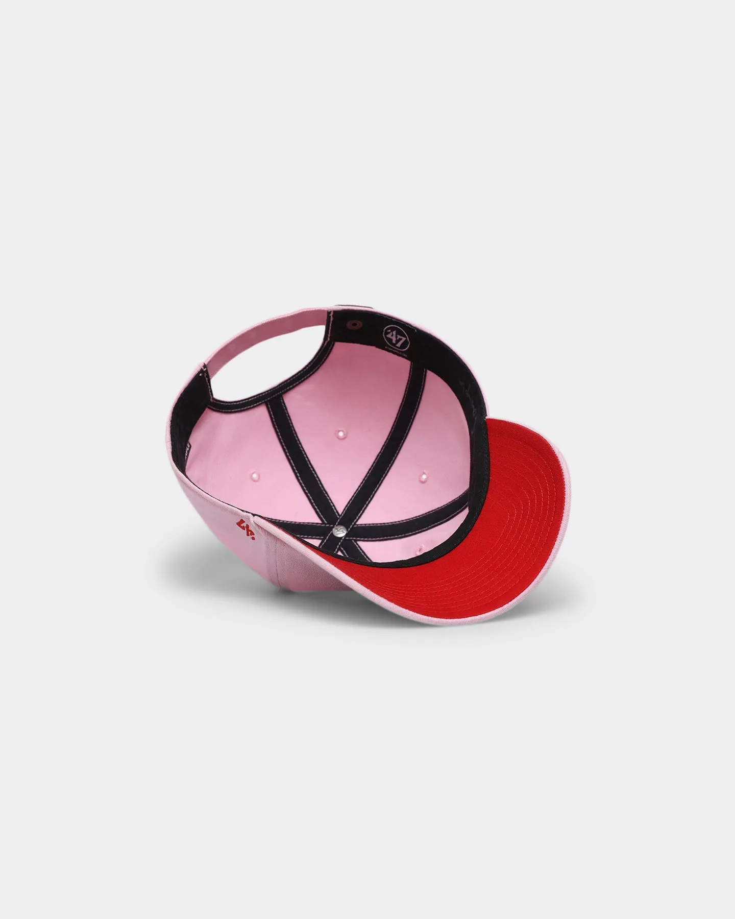 47 Brand New York Yankees Ballpark 'Lover Not A Fighter' Clean Up Strapback Petal Pink
