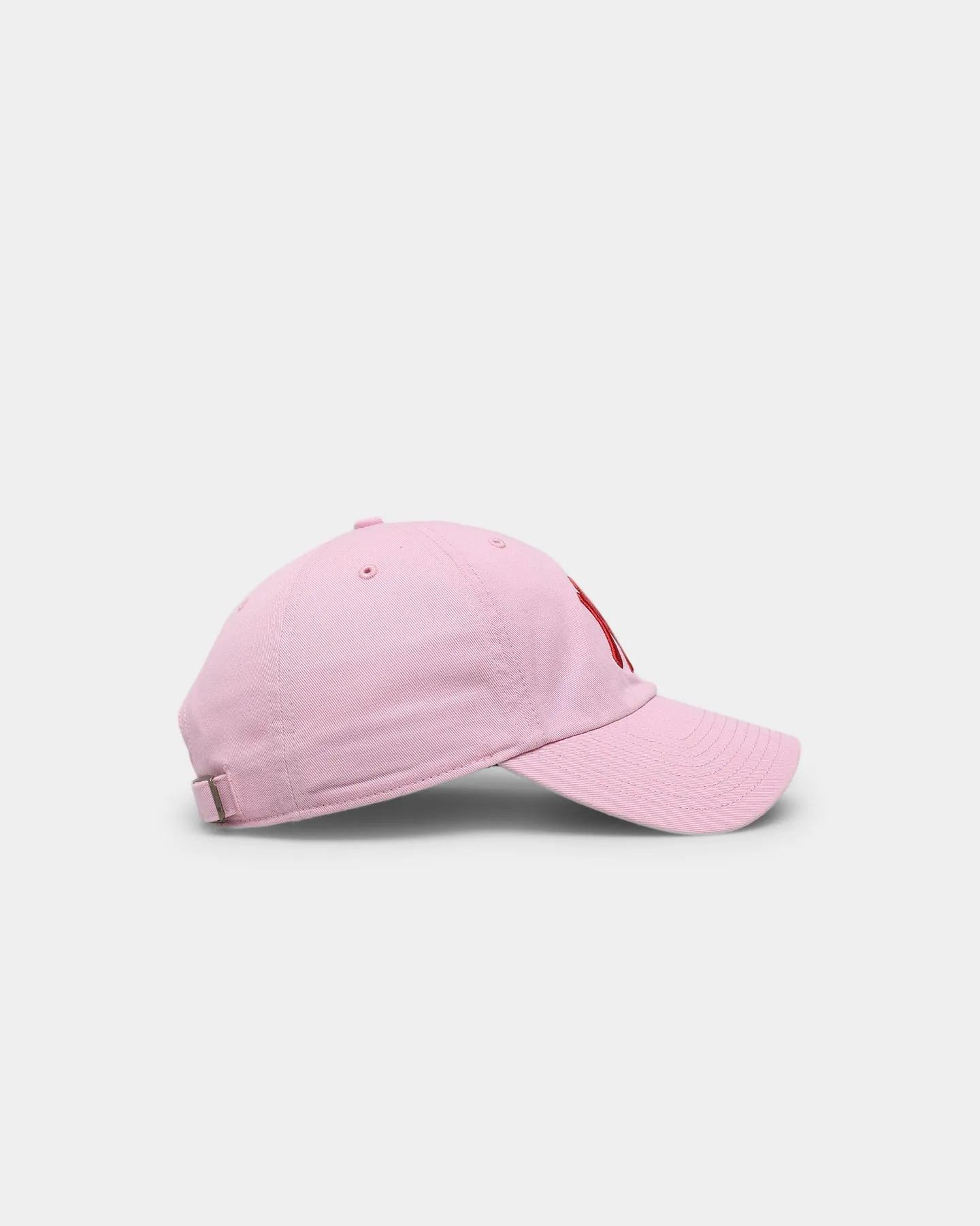 47 Brand New York Yankees Ballpark 'Lover Not A Fighter' Clean Up Strapback Petal Pink