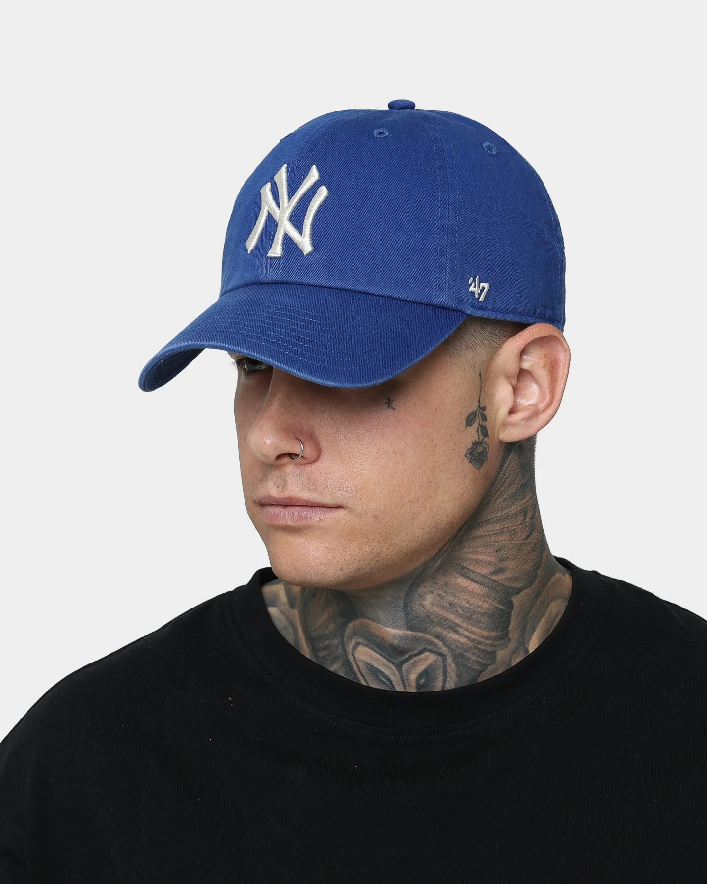 47 Brand New York Yankees 'Classic Royal' Clean Up Strapback Royal/Natural