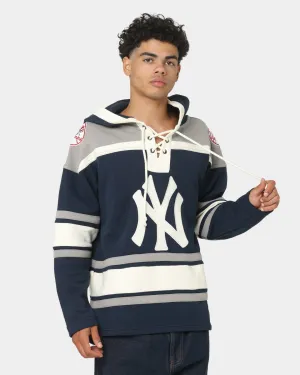 47 Brand New York Yankees Superior Lacer Hoodie Full Navy