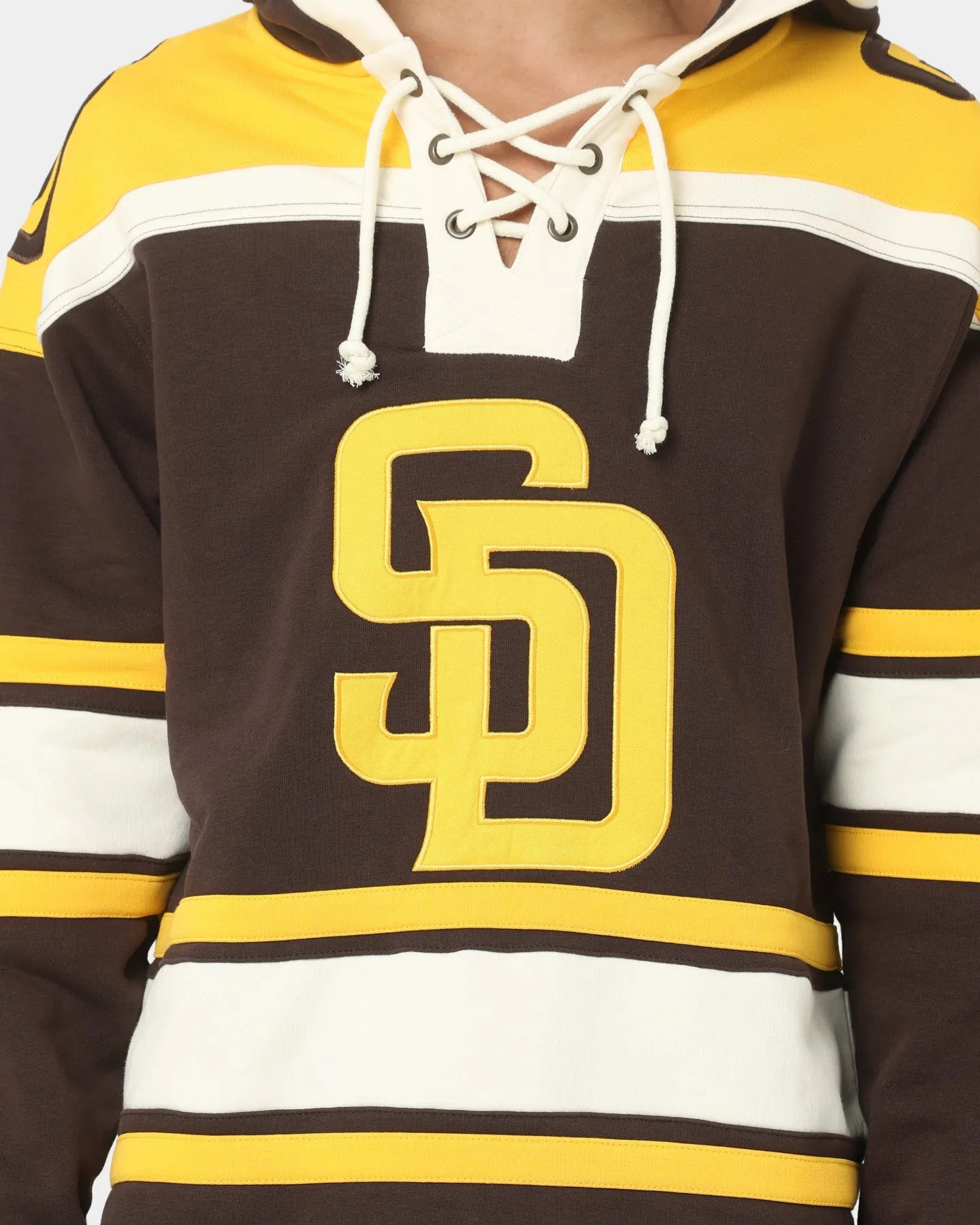 47 Brand San Diego Padres Superior Lacer Hoodie Brown