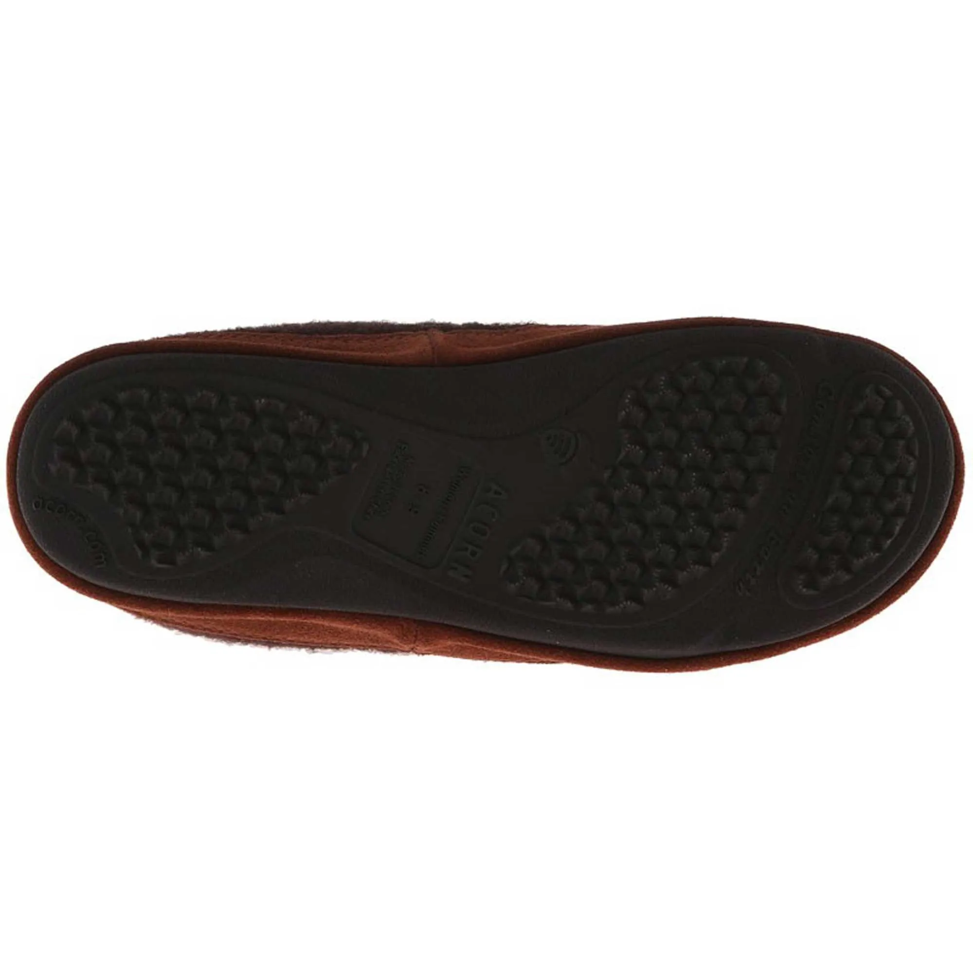 Acorn Women's Mule Slippers - Forest Hoodback, Chocolate Owl, Medium | A10077-CHO-M