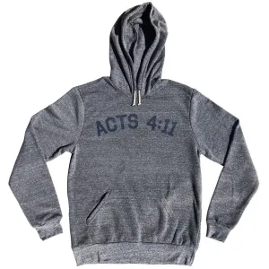 Acts 4 11 Tri-Blend Hoodie