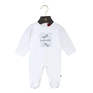 Aigner Kids New Born Boy's Set of Sleepsuit & Hat