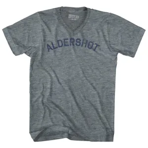 Aldershot Tri-Blend V-neck Womens Junior Cut T-shirt