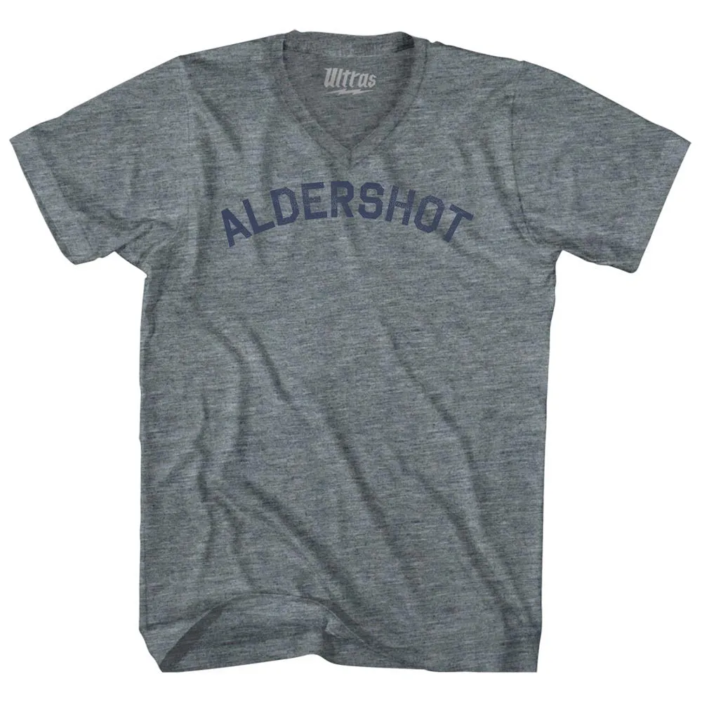 Aldershot Tri-Blend V-neck Womens Junior Cut T-shirt
