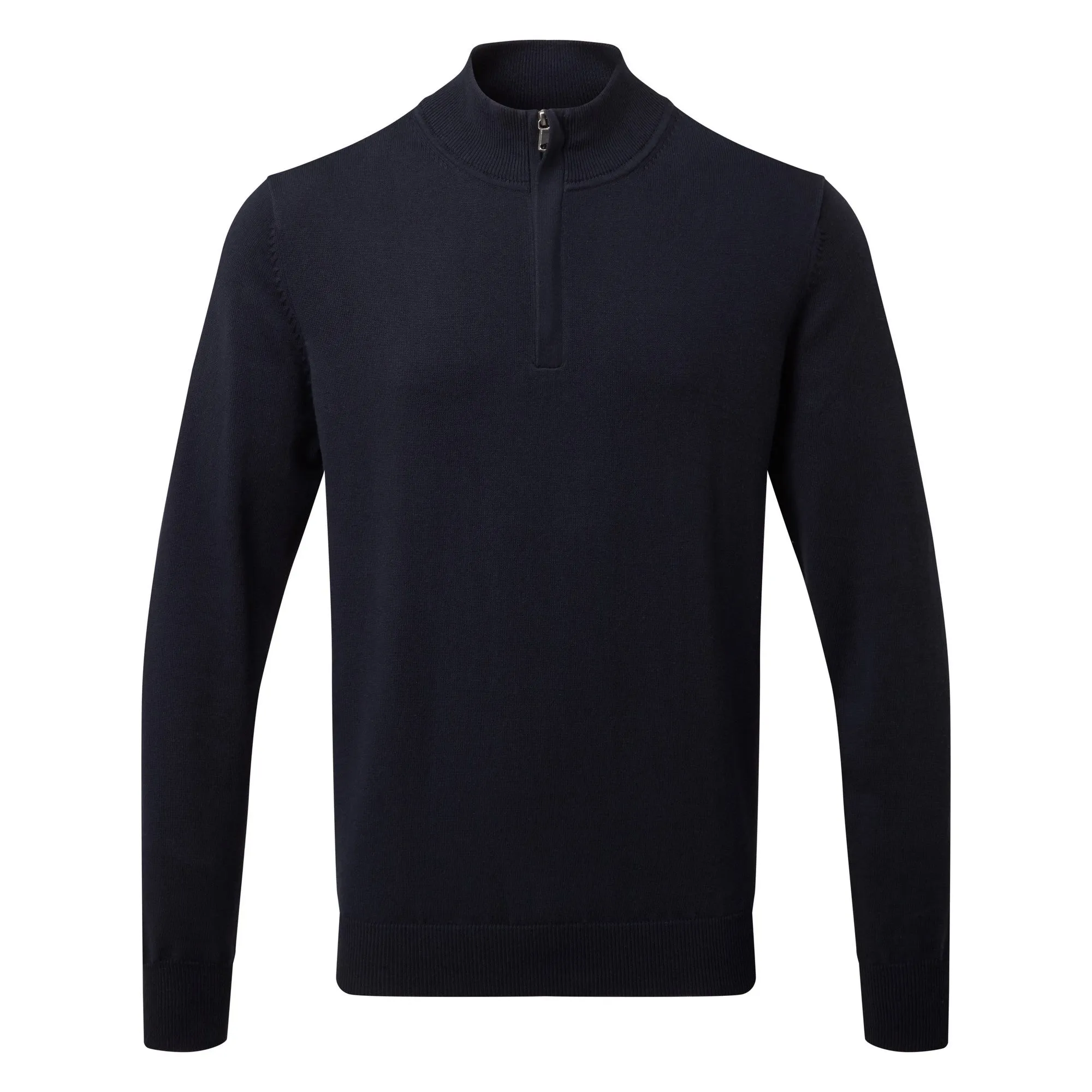 Asquith & Fox Mens Cotton Blend Zip Sweatshirt