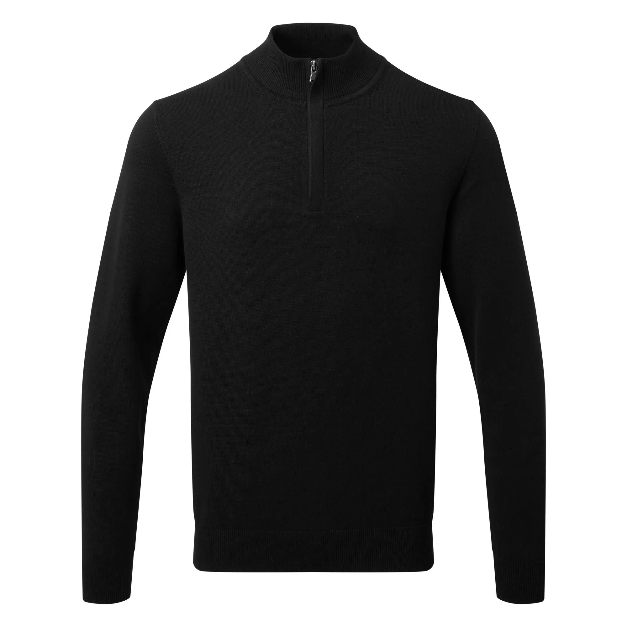 Asquith & Fox Mens Cotton Blend Zip Sweatshirt