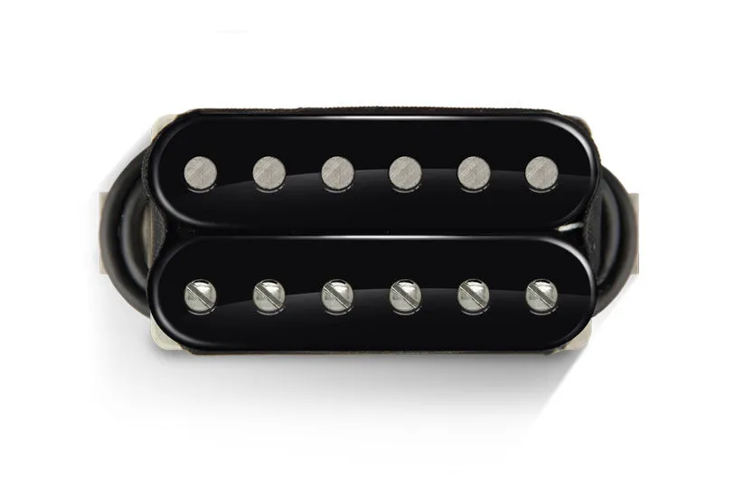 Bare Knuckle The Mule Humbucker Bridge Pickup 50mm - Open Black - 4 Conductor / Short Leg
