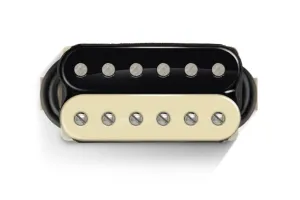 Bare Knuckle The Mule Humbucker Bridge Pickup - Open Zebra Cream/Black - 53mm Potted Short 4 Conductor