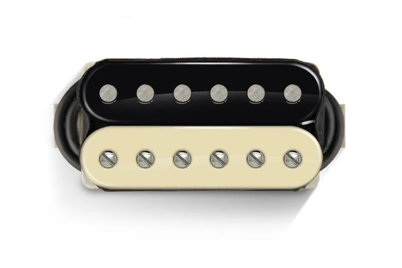 Bare Knuckle The Mule Humbucker Bridge Pickup - Open Zebra Cream/Black - 53mm Potted Short 4 Conductor