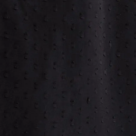 Black Spot Tie Neck Mini Dress