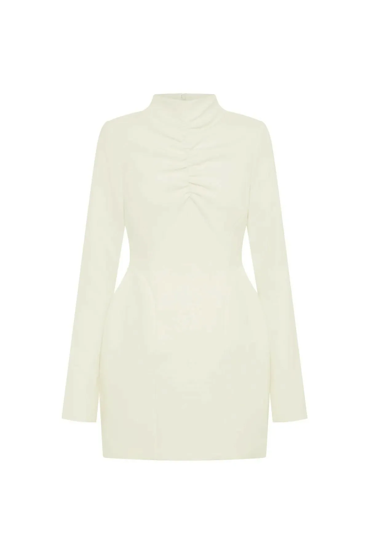 Camilla And Marc Portico Long Sleeve Mini Dress in Cream