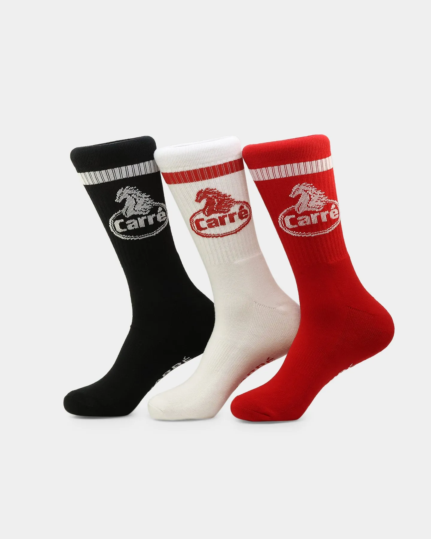 Carré Gasoline Sock 3 Pack Multi-Coloured