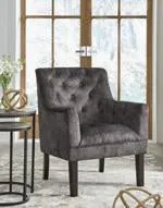Drakelle Charcoal Gray Accent Chair