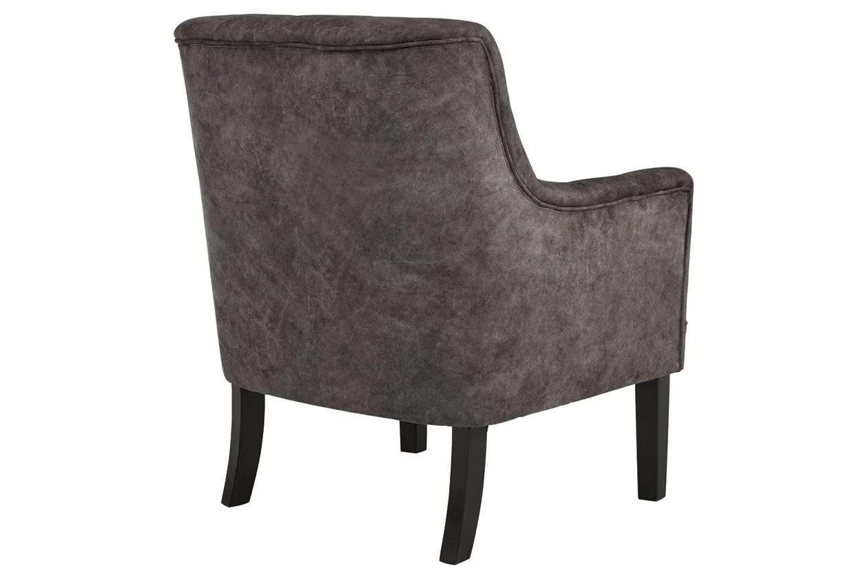 Drakelle Charcoal Gray Accent Chair