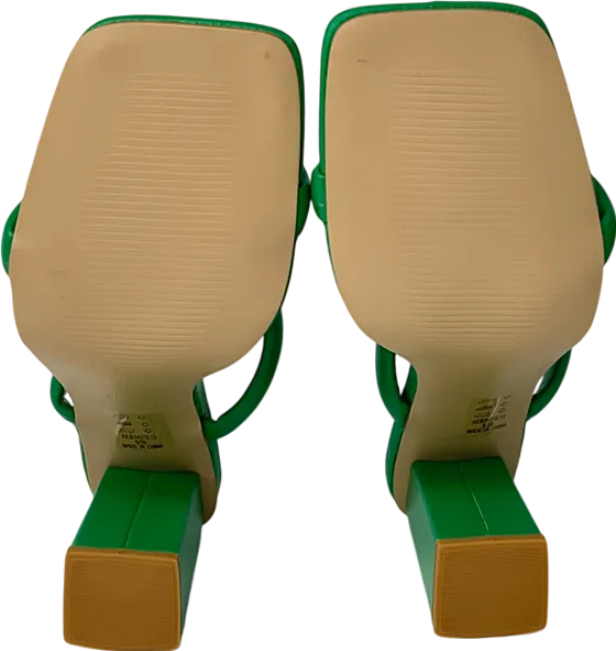 Faith Green Ella Two Straps Mule UK 6 EU 39 👠