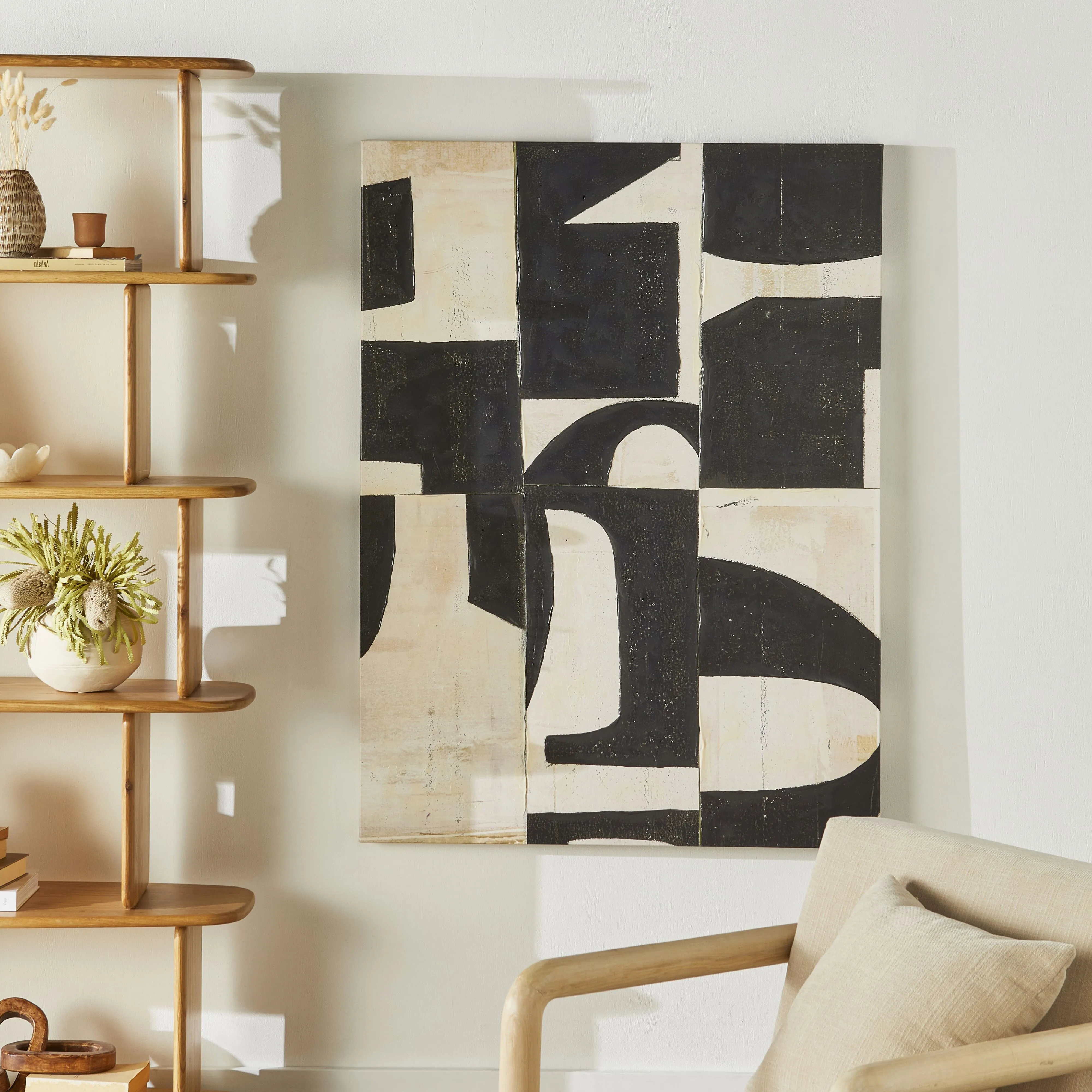 Galleries Composition Canvas Print 100x135cm