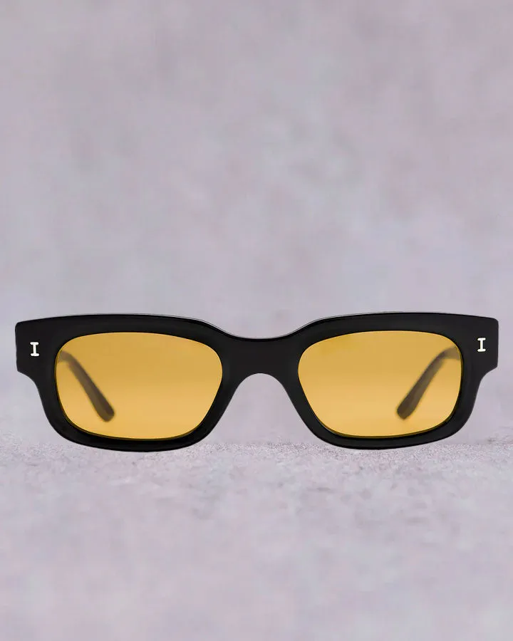 Illesteva Cali Sunglasses, Black Honey
