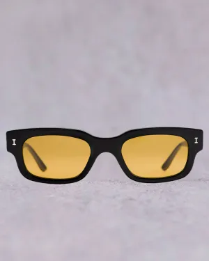 Illesteva Cali Sunglasses, Black Honey