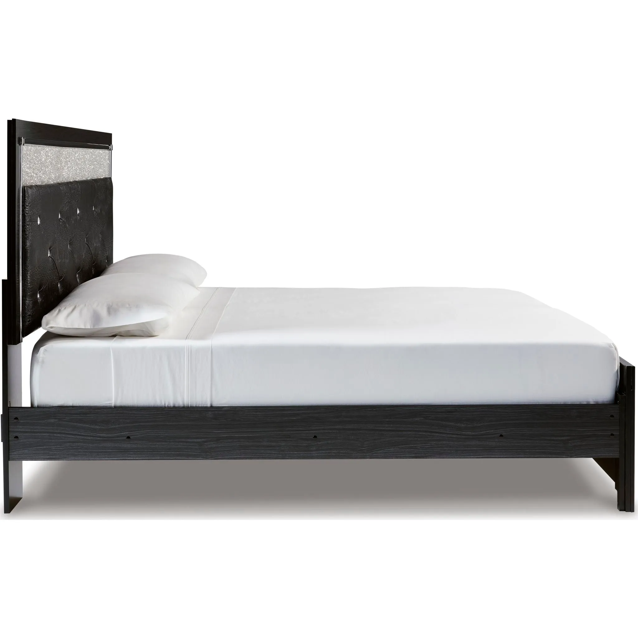 Kaydell Panel Bed - Black