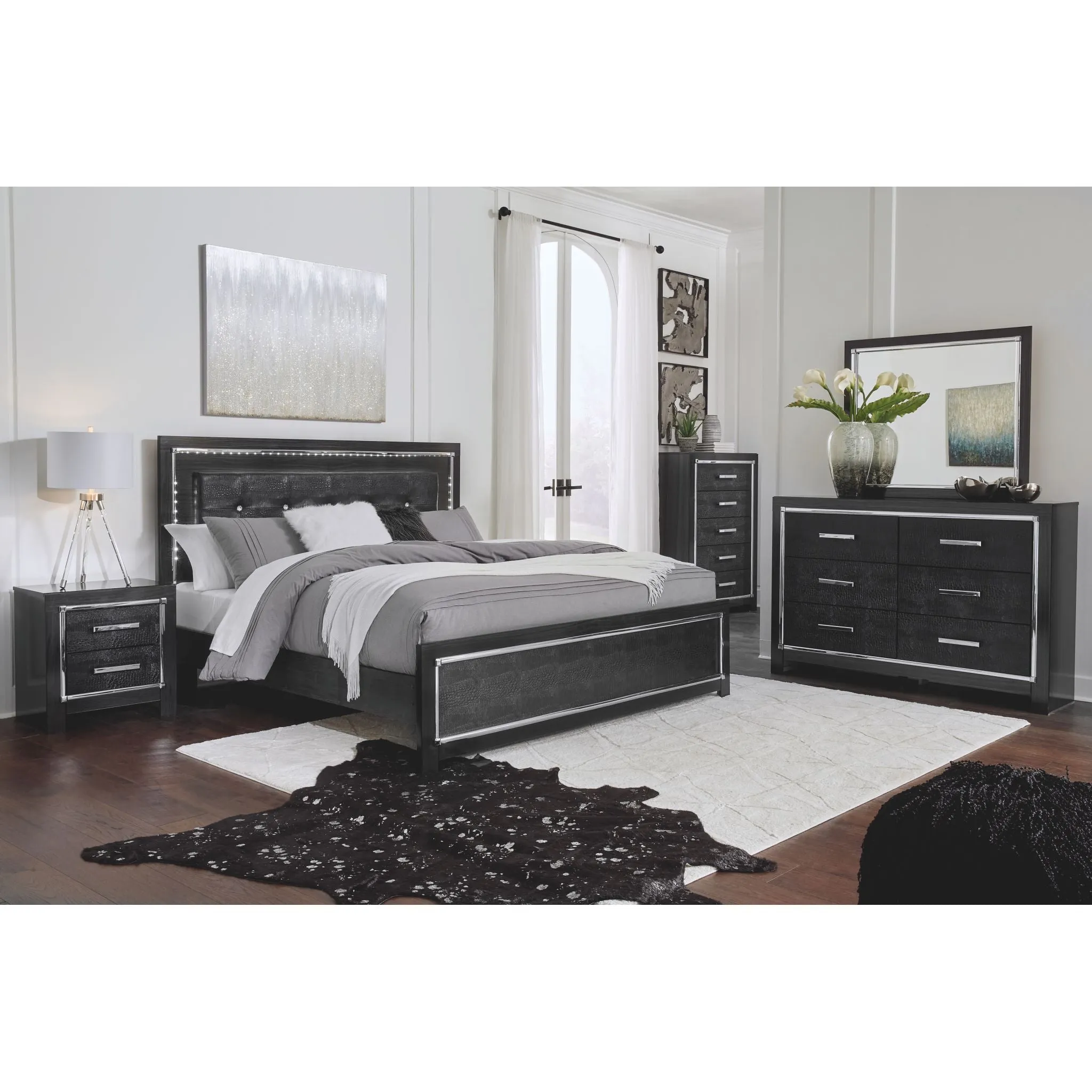 Kaydell Platform Bed - Black