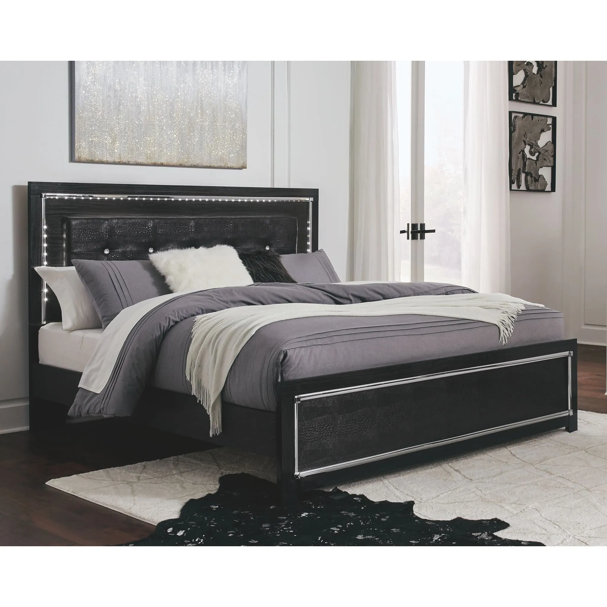 Kaydell Platform Bed - Black