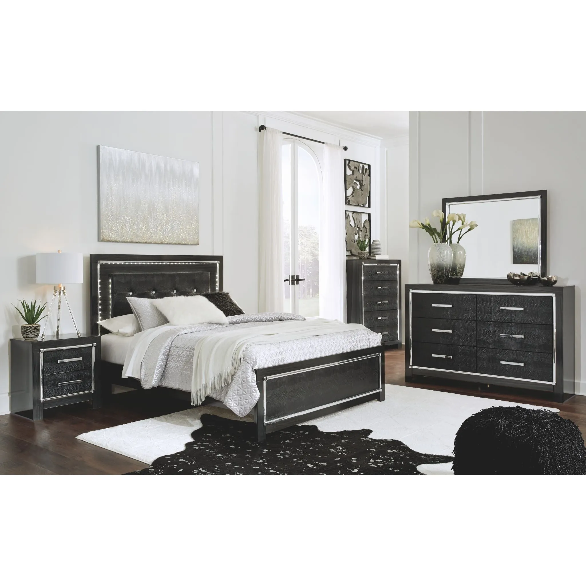 Kaydell Platform Bed - Black