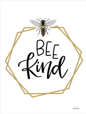 LAR487 - Geo Bee Kind     - 12x16