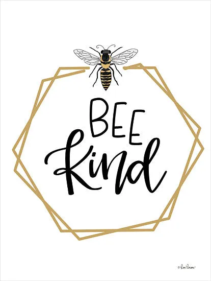 LAR487 - Geo Bee Kind     - 12x16