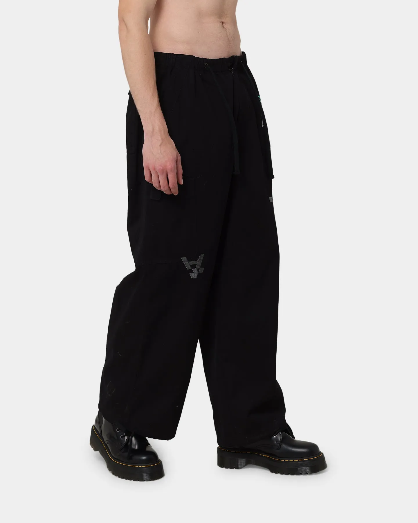 Loiter X The Anti Order Parachute Pants Black