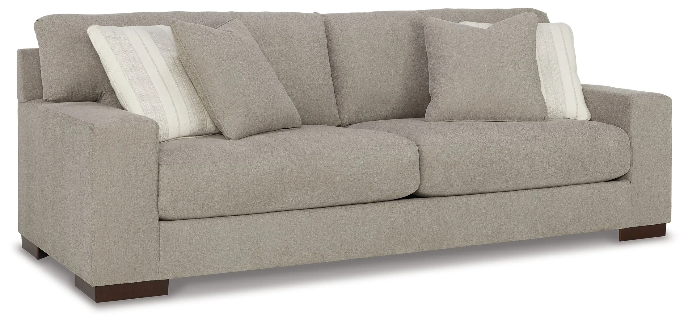 Maggie Sofa and Loveseat in Flax