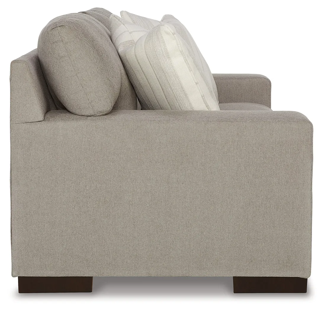 Maggie Sofa and Loveseat in Flax