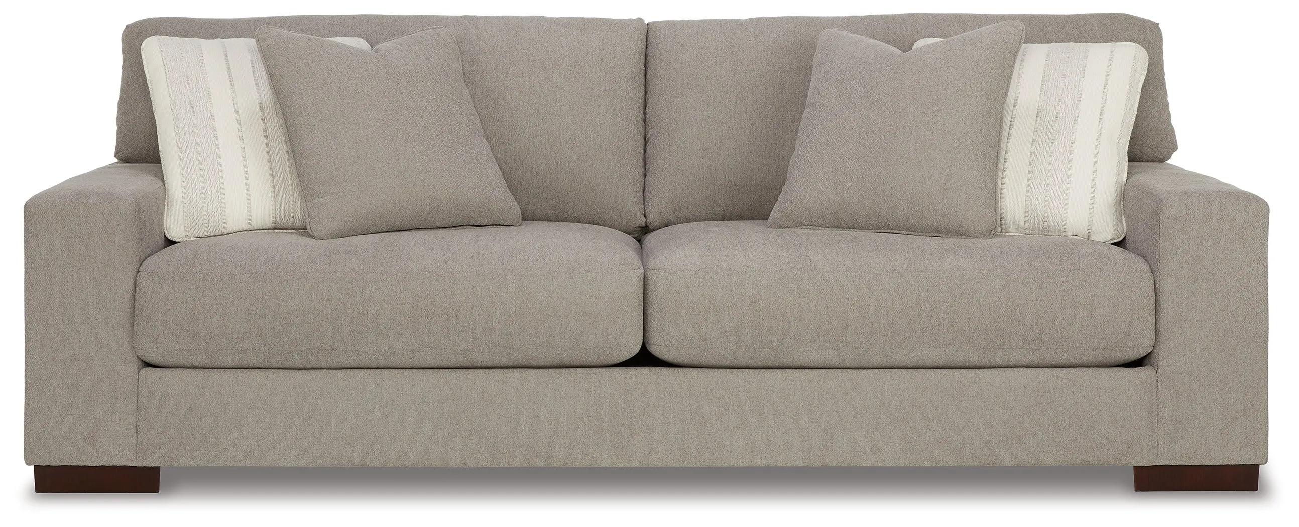 Maggie Sofa and Loveseat in Flax