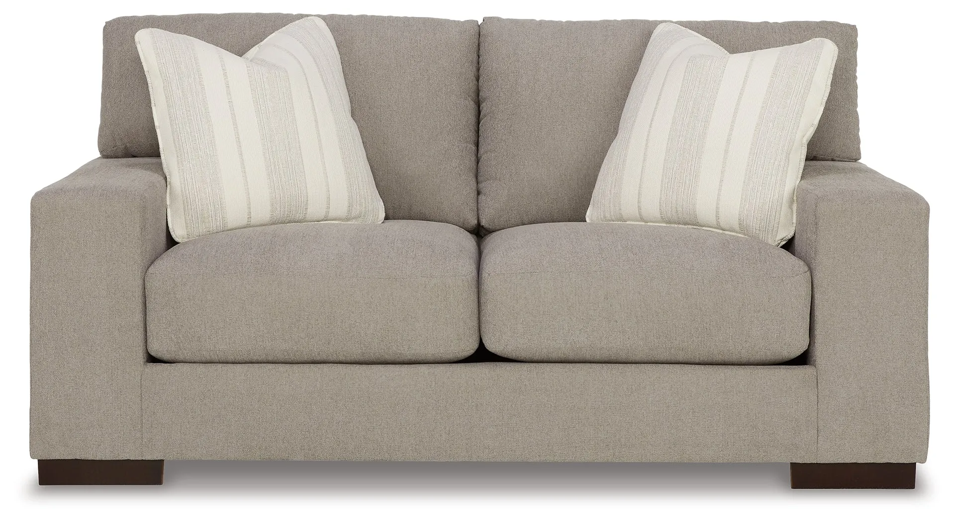 Maggie Sofa and Loveseat in Flax