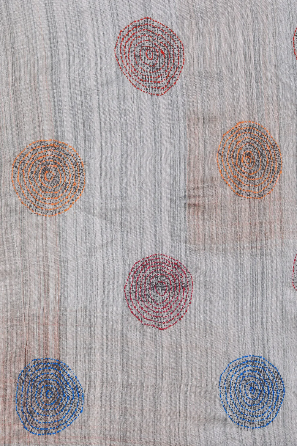 Maheshwari Kantha Stitch Saree