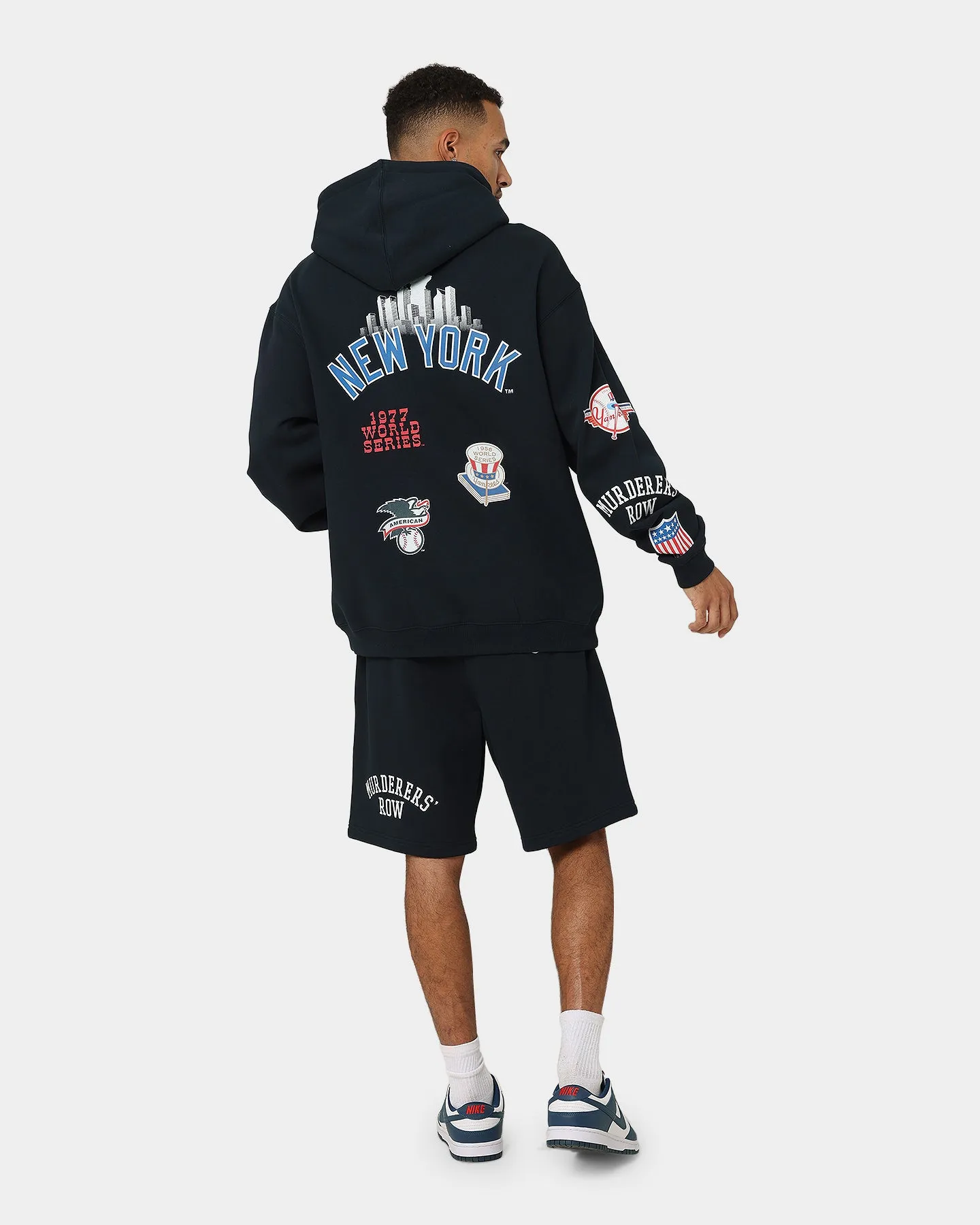 Majestic Athletic New York Yankees Puff Print Patch Hoodie True Navy