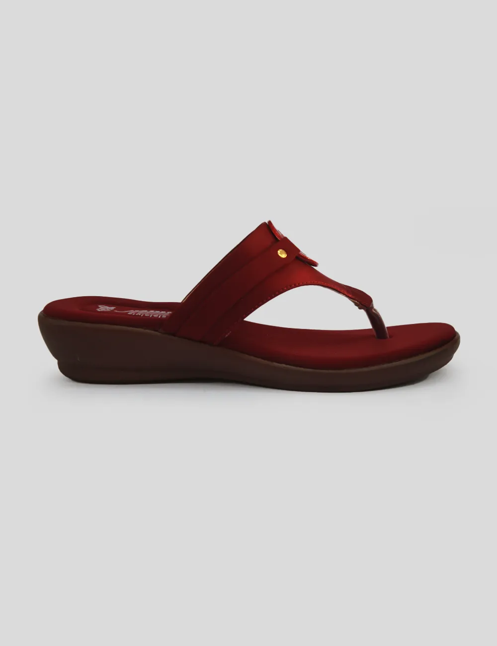 Maroon Wedges Collection Slippers