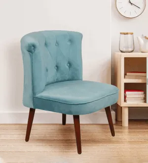 Milano Slipper Chair Cushioned for Living Room | Lounge Wing Armchair
