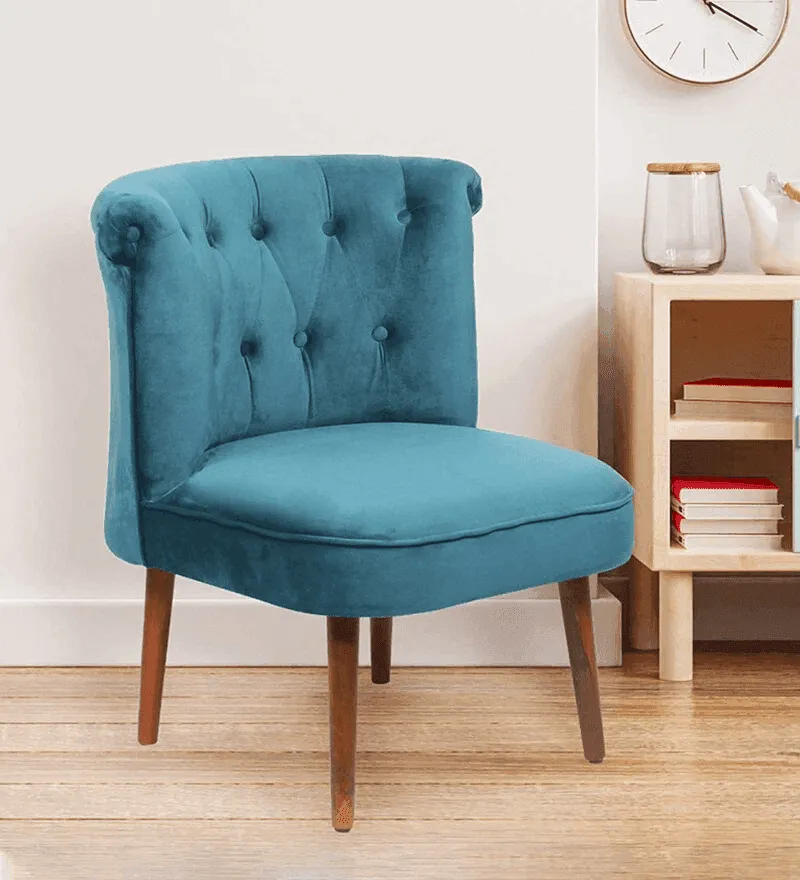 Milano Slipper Chair Cushioned for Living Room | Lounge Wing Armchair