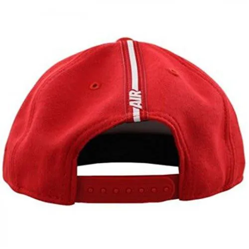 Nike True Air 92 Cap Snapback Sports Baseball Hat Classic University Team Red White 3D Patched Logos