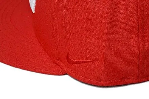 Nike True Air 92 Cap Snapback Sports Baseball Hat Classic University Team Red White 3D Patched Logos