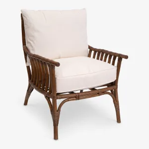 Rattan Ibiza Armchair Brown