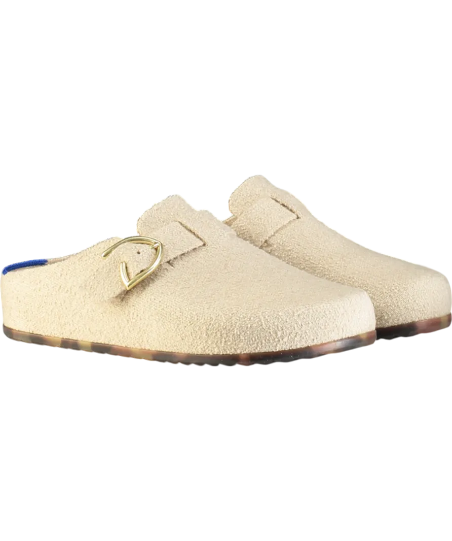 Rothy's Beige The Buckle Clog UK 5.5 EU 38.5 👠