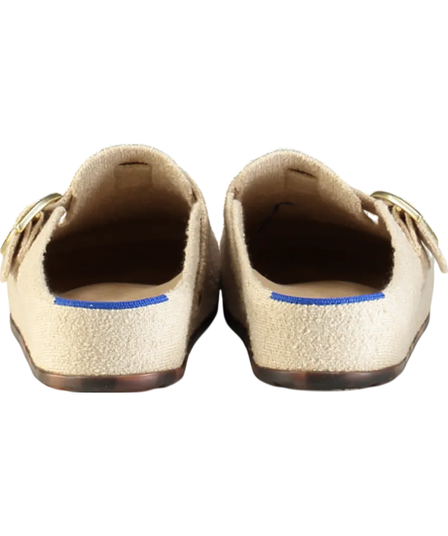 Rothy's Beige The Buckle Clog UK 5.5 EU 38.5 👠