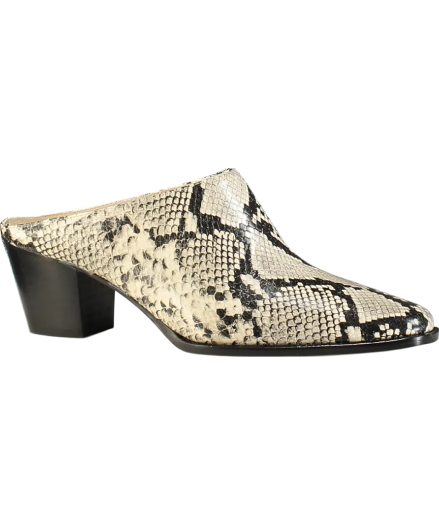 Russell & Bromley Beige Betton Western Mule UK 7 EU 40 👠