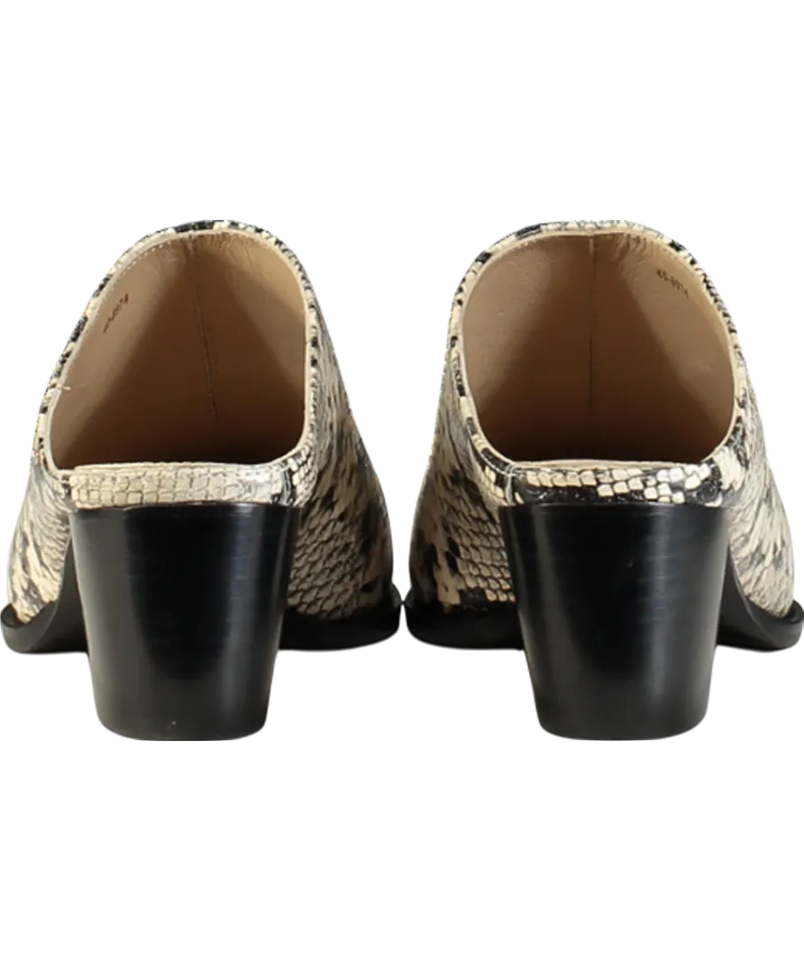 Russell & Bromley Beige Betton Western Mule UK 7 EU 40 👠